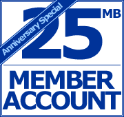 Anniversary Special - 25MB Member Account